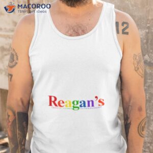 reagans grave is a gender neutral bathroom pride shirt tank top