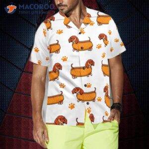 Real Hot Dog Dachshund Hawaiian Shirt