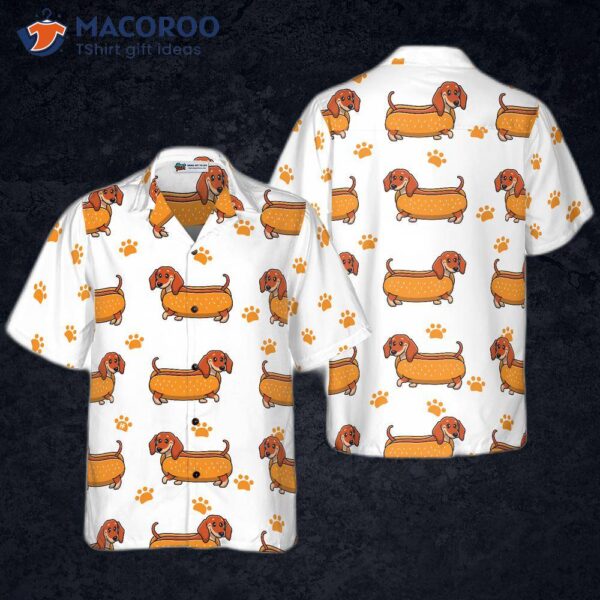 Real Hot Dog Dachshund Hawaiian Shirt