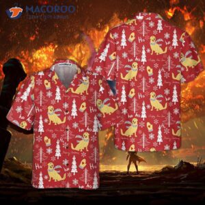 red christmas golden retriever hawaiian shirt best gift for lover 4