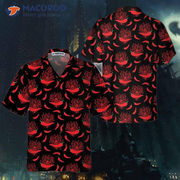 Red Hot Chili Pepper Hawaiian Shirt, Funny Shirt For ,