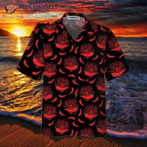 red hot chili pepper hawaiian shirt funny shirt for 2