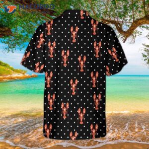 Red Lobster With A Dot Hawaiian Shirt, Funny Shirt For Adults, Print