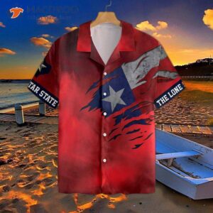 red ripped flag texas hawaiian shirt for the lone star state shirt proud 2