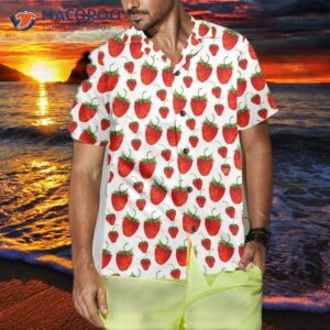 red strawberry hawaiian shirt s and print shirt 3