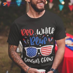 Red White & Blue Cousin Crew 4th Of July Kids Usa Shirt