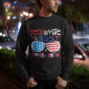 red white amp blue cousin crew 4th of july kids usa sunglasses shirt sweatshirt