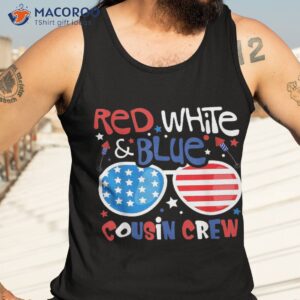 red white amp blue cousin crew 4th of july kids usa sunglasses shirt tank top 3