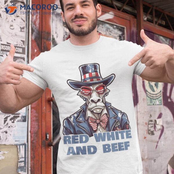 Red White And Beef Shirt