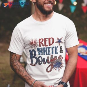 red white and boujee 4th of july fourth vintage shirt tshirt