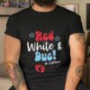 Red White And Due Mom To Be Shirt