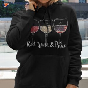 red wine amp blue 4th of july white glasses shirt hoodie