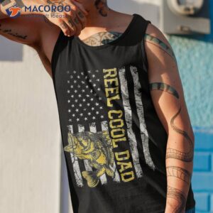 reel cool dad fishing father s day gift 4th of july shirt tank top 1
