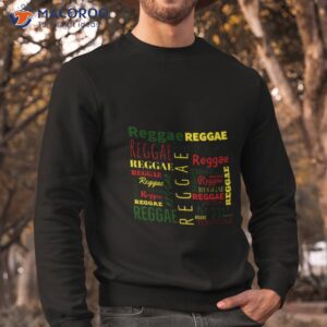 reggae in letters damian marley shirt sweatshirt