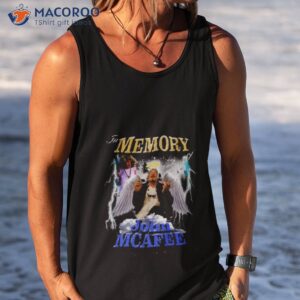 rest in peace john mcafee shirt tank top