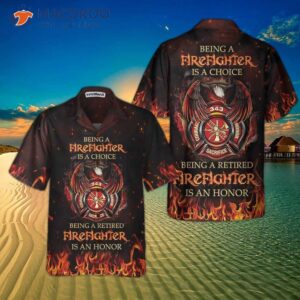 Retired Firefighter Hawaiian Shirt, Honor Fireman Shirt For , Best Gift Firefighters
