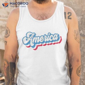 retro 4th of july america patriotic fourth family shirt tank top
