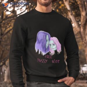 retro art couple free pussy riot shirt sweatshirt