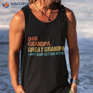 retro dad grandpa great fathers day funny shirt tank top