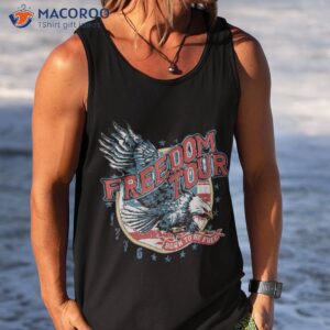 retro free dom tour eagle mullet america flag 4th of july shirt tank top