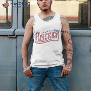 retro funny 4th of july god bless america independence day shirt tank top 2