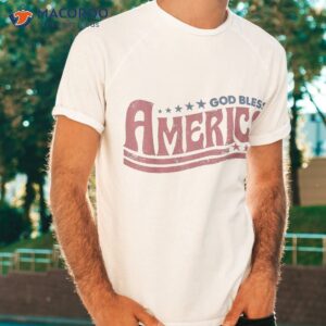Retro Funny 4th Of July God Bless America Independence Day Shirt
