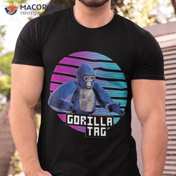 Retro Gorilla Tag Shirt, Merch Monke Boys Gifts Shirt