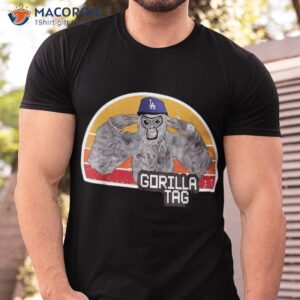 retro gorilla tag shirt merch monke boys gifts shirt tshirt