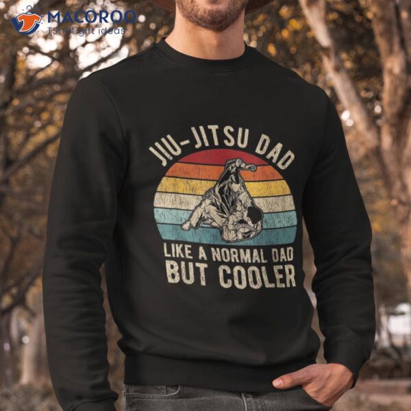 Retro Jiu-jitsu Dad Shirt Bjj Father Vintage