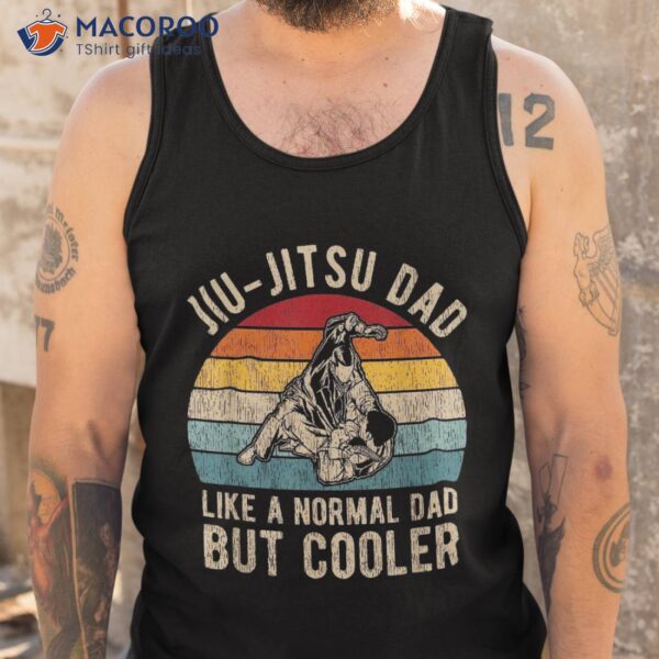 Retro Jiu-jitsu Dad Shirt Bjj Father Vintage