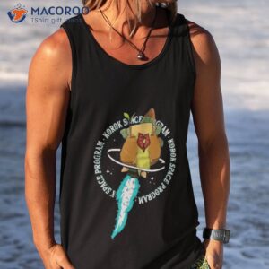 retro korok space program trendy shirt tank top