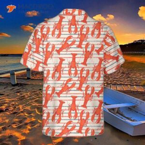 retro lobster hawaiian shirt funny shirt for adults print 1