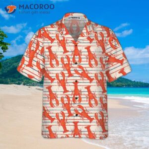 retro lobster hawaiian shirt funny shirt for adults print 2