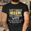 Retro Military Family Vietnam Veteran Wife Gift Shirt