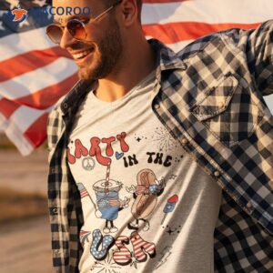 retro party in the usa flag groovy 4th of july patriotic shirt tshirt 3