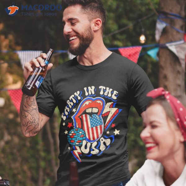 Retro Party In The Usa Funny 4th Of July Patriotic Shirt