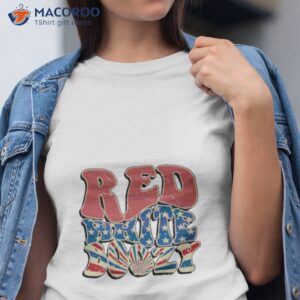 Retro Red White Boozy 4th Of July Shirt