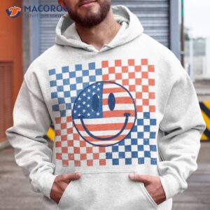 retro smiley face american flag 4th of july patriotic shirt hoodie