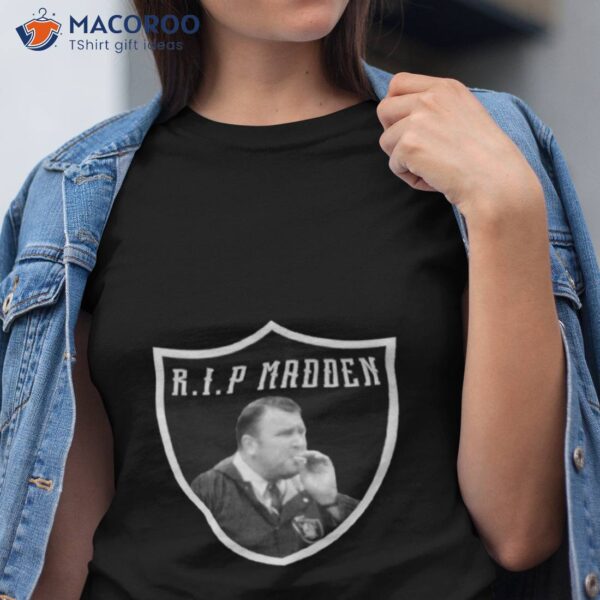 Rip John Madden Fan Football Arshirt