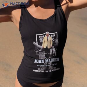 rip john madden legend never die american football shirt tank top 2