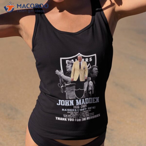 Rip John Madden Legend Never Die American Football Shirt