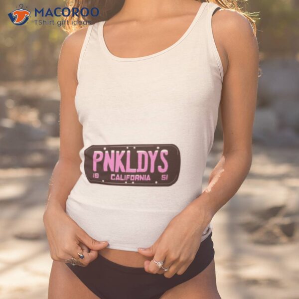 Rise Of The Pink Ladies Pnkldys Licence Plate Shirt