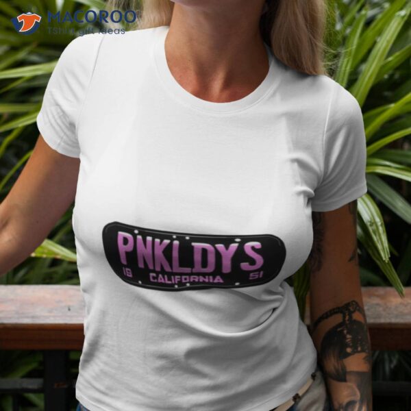 Rise Of The Pink Ladies Pnkldys Licence Plate Shirt