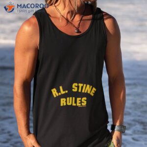 rl stine rules goosebumps shirt tank top