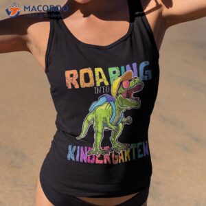 Roaring Kindergarten Dinosaur T Rex Back To School Boys Gift Shirt