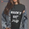 Rocks Not Dead Rolling Stones Music Retro Rock Band Acdc 90s Shirt