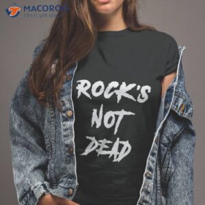 rocks not dead rolling stones music retro rock band acdc 90s shirt tshirt 2