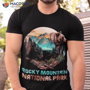 rocky national park alaska grizzly bear mountain hike shirt tshirt