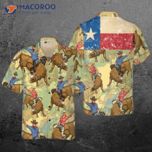 rodeo texas flag hawaiian shirt stylish shirt for lovers 2