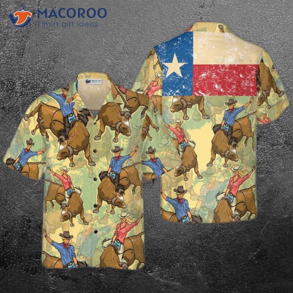 Rodeo Texas Flag Hawaiian Shirt, Stylish Shirt For Lovers